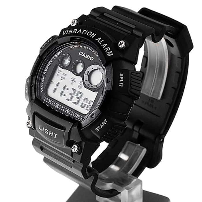 Casio W-735H-1A Black Resin Watch for Men-Watch Portal Philippines