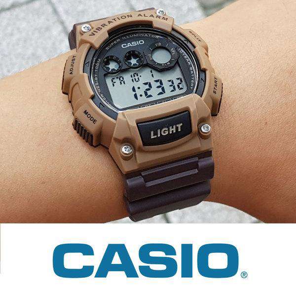 Casio W-735H-5A Brown Resin Watch for Men-Watch Portal Philippines