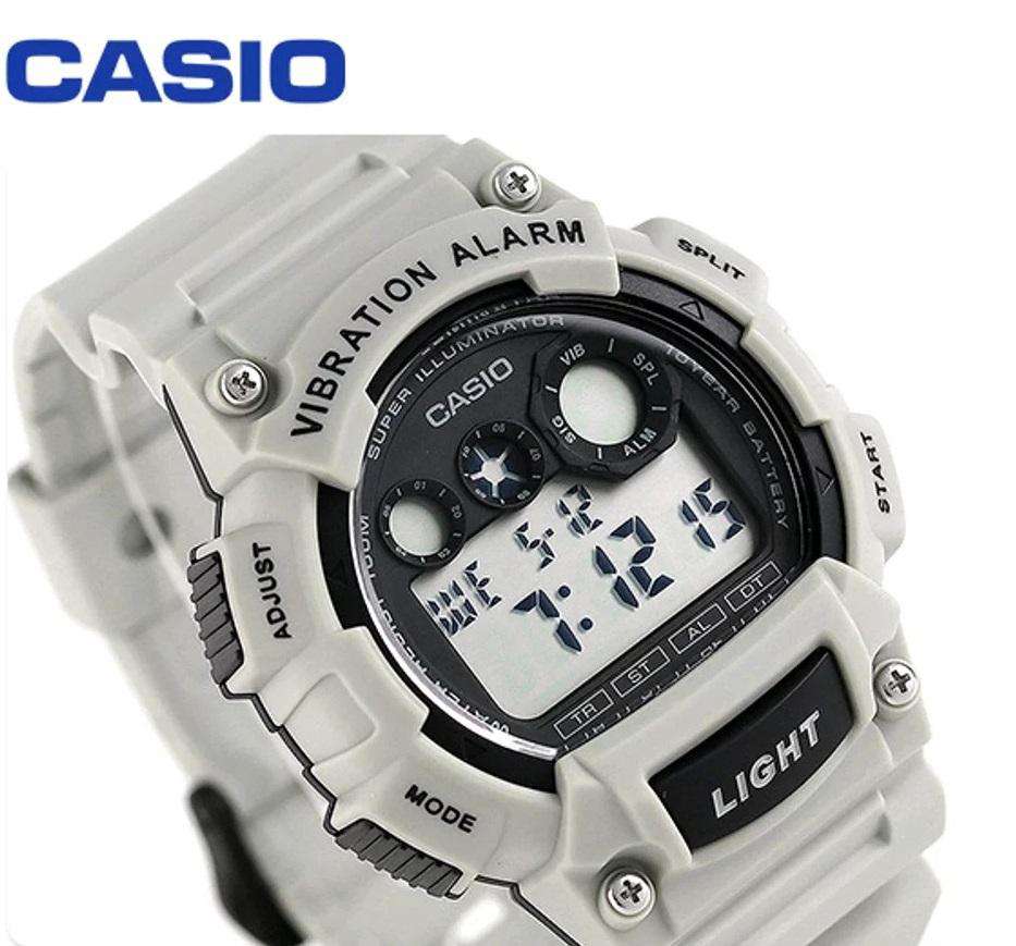 Casio W-735H-8A2 White Resin Watch for Men-Watch Portal Philippines