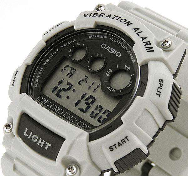 Casio W-735H-8A2 White Resin Watch for Men-Watch Portal Philippines