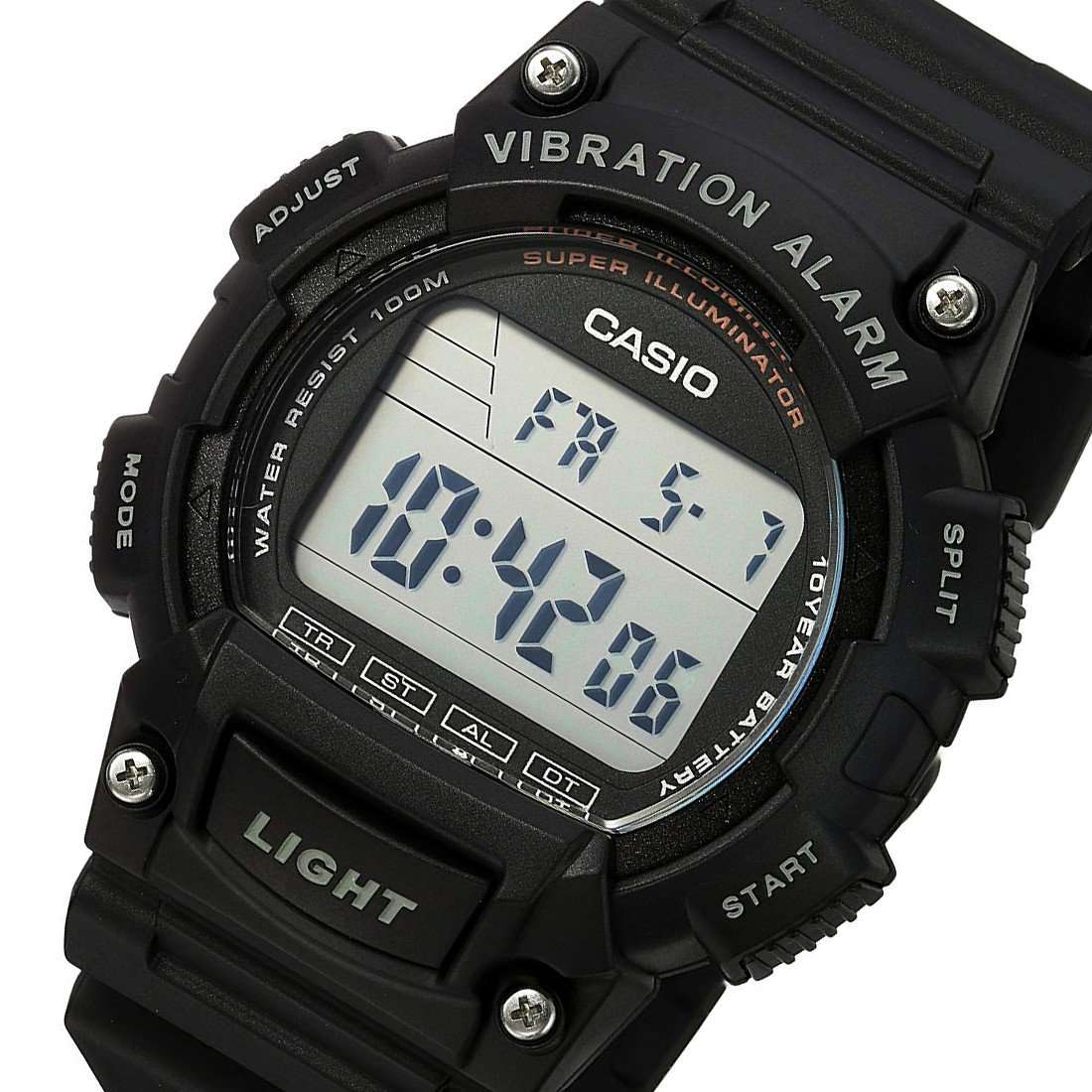 Casio W-736H-1AVDF Black Resin Watch for Men-Watch Portal Philippines