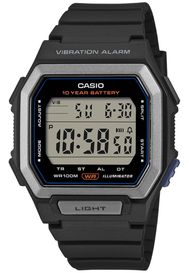 Casio W-738H-1AVDF Rubber Strap Digital Watch for Men-Watch Portal Philippines