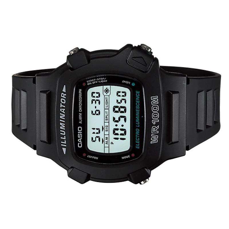 Casio W-740-1VSD Black Resin Watch for Men-Watch Portal Philippines