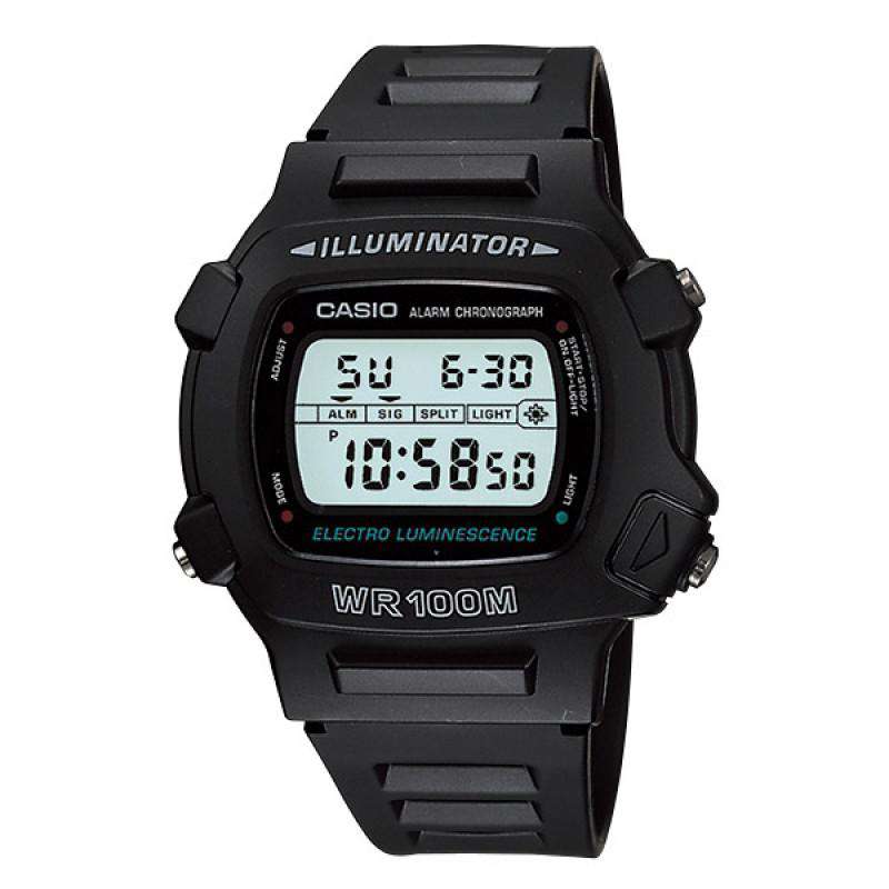 Casio W-740-1VSD Black Resin Watch for Men-Watch Portal Philippines