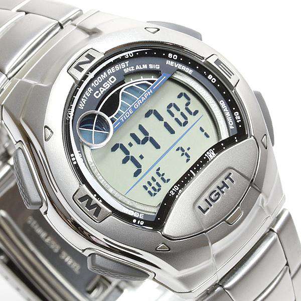 Casio W-753D-1AVDF Silver Stainless Watch for Men-Watch Portal Philippines