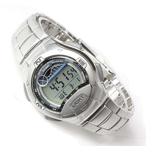 Casio W-753D-1AVDF Silver Stainless Watch for Men-Watch Portal Philippines