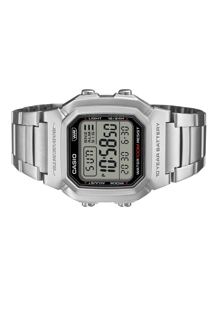 Casio W-800HD-1AVDF Stainless Steel Strap Digital Watch for Men-Watch Portal Philippines