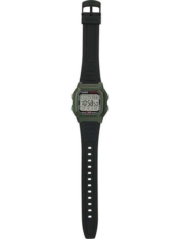 Casio W-800HM-3AVDF Black Resin Watch for Men and Women-Watch Portal Philippines