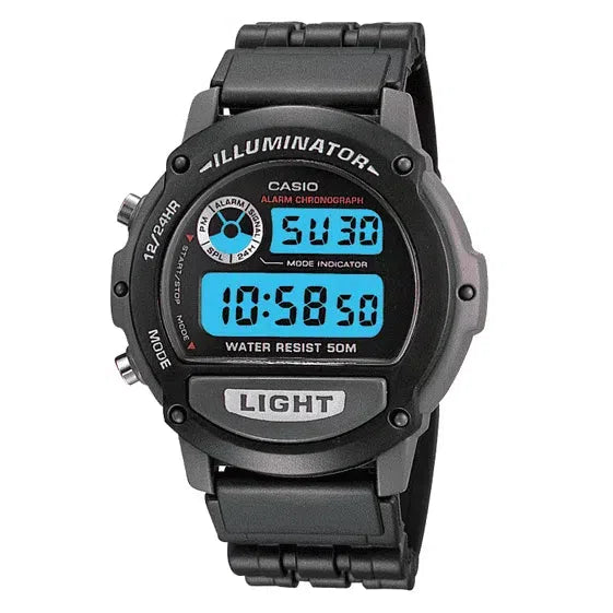 Casio W-87H-1VHDR Black Resin Watch for Men and Women-Watch Portal Philippines