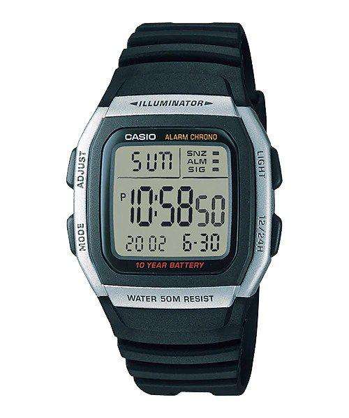 Casio W-96H-1AVDF Black Resin Watch for Men and Women-Watch Portal Philippines