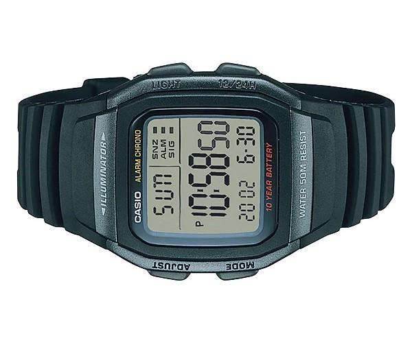 Casio W-96H-1BVDF Black Resin Watch for Men and Women-Watch Portal Philippines