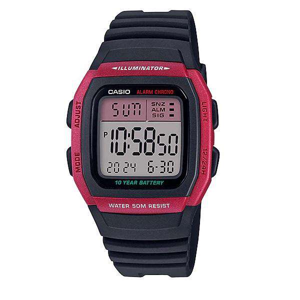 Casio W-96H-4AVDF Black Resin Watch for Men and Women-Watch Portal Philippines