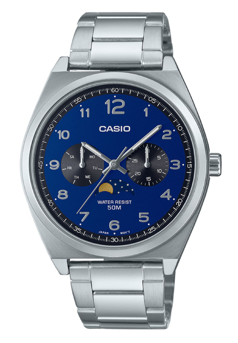 Casio Watch MTP-M300D-2A Analog Stainless Steel Watch For Men-Watch Portal Philippines