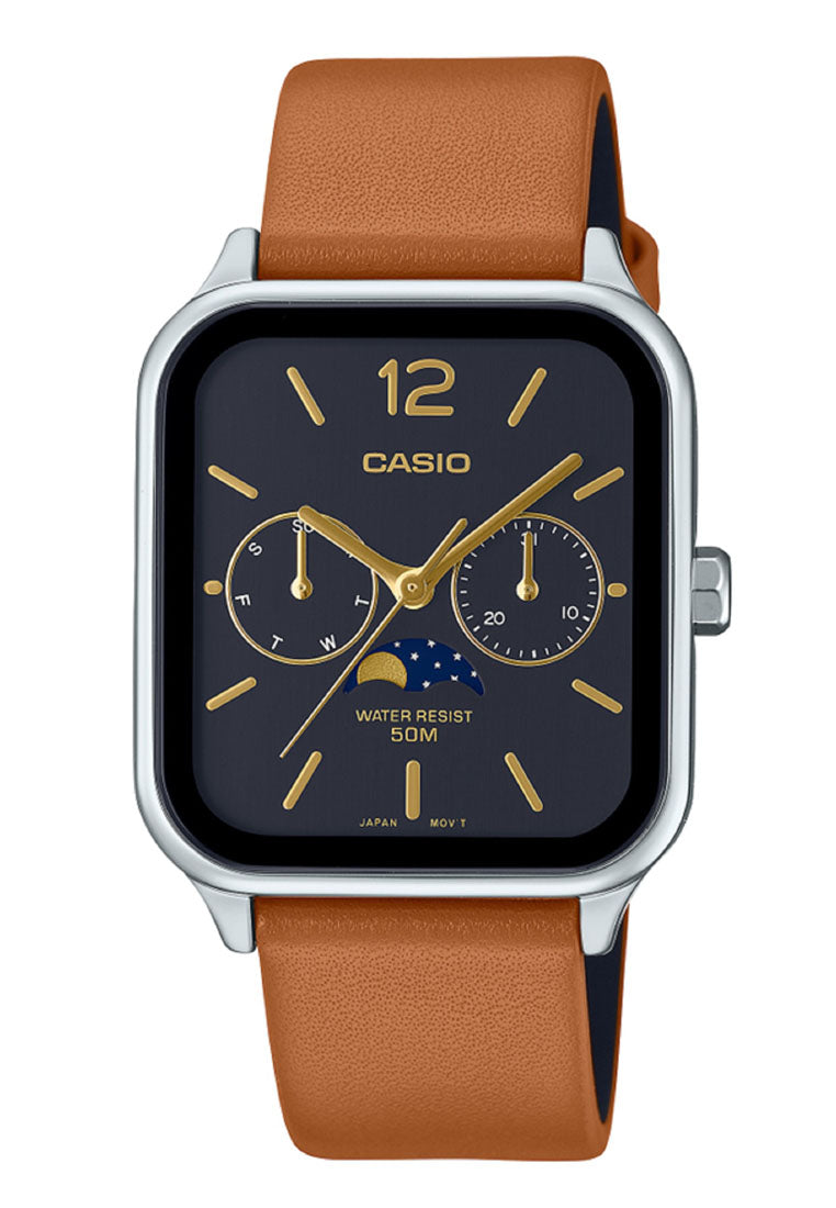 Casio Watch MTP-M305L-1A Analog Stainless Steel Watch For Men-Watch Portal Philippines