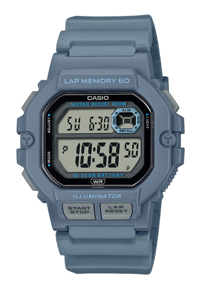 Casio WS-1400H-2A Digital Rubber Strap Watch for Men-Watch Portal Philippines