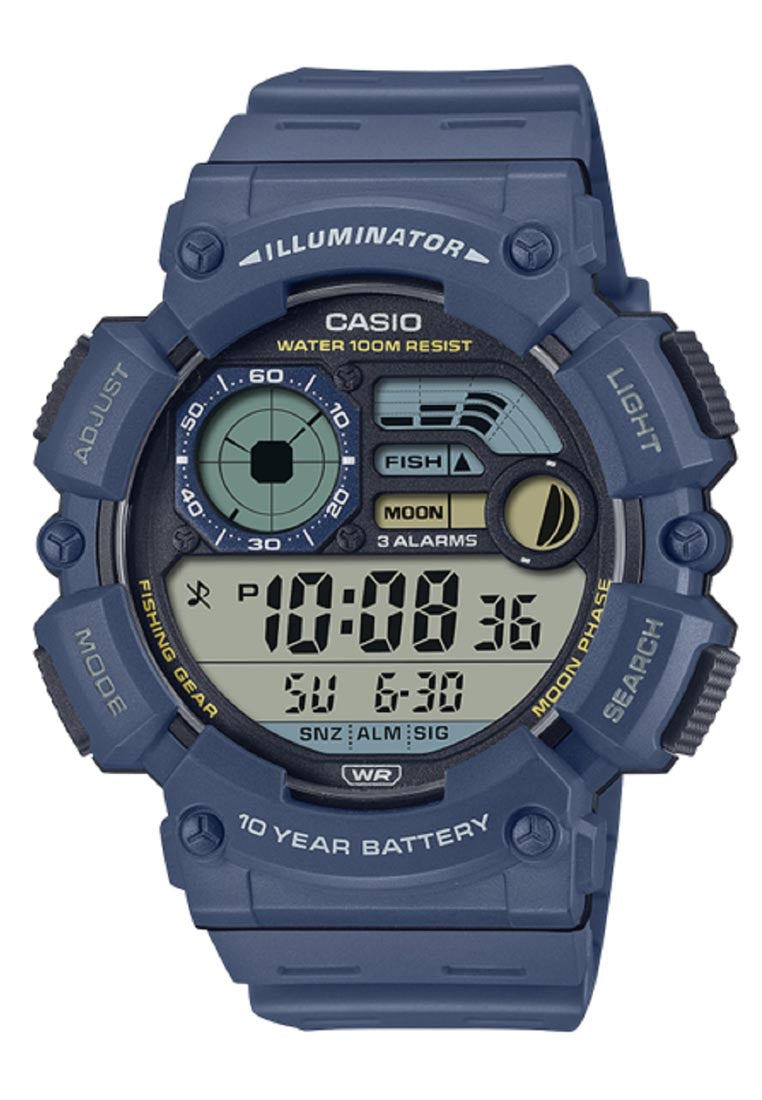 Casio WS-1500H-2A Digital Rubber Strap Watch For Men-Watch Portal Philippines