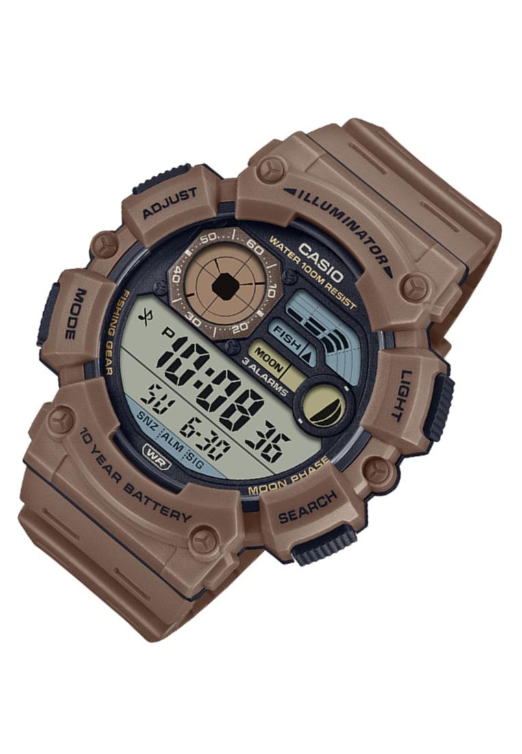 Casio WS-1500H-5A Digital Rubber Strap Watch For Men-Watch Portal Philippines