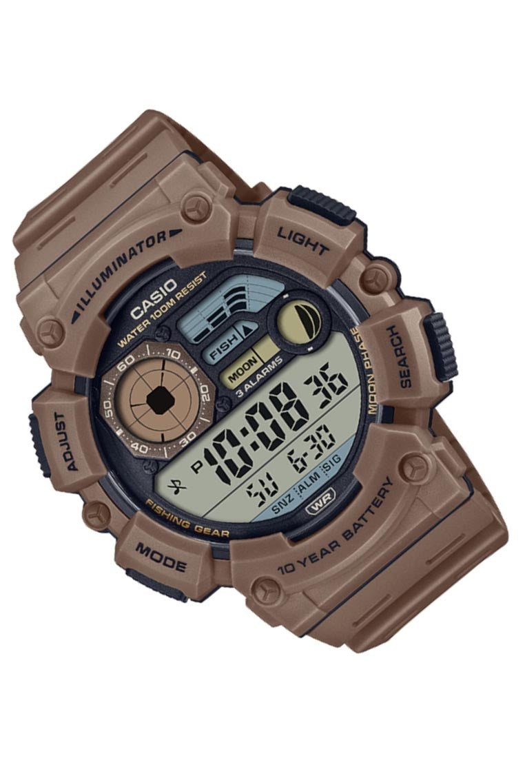 Casio WS-1500H-5A Digital Rubber Strap Watch For Men-Watch Portal Philippines