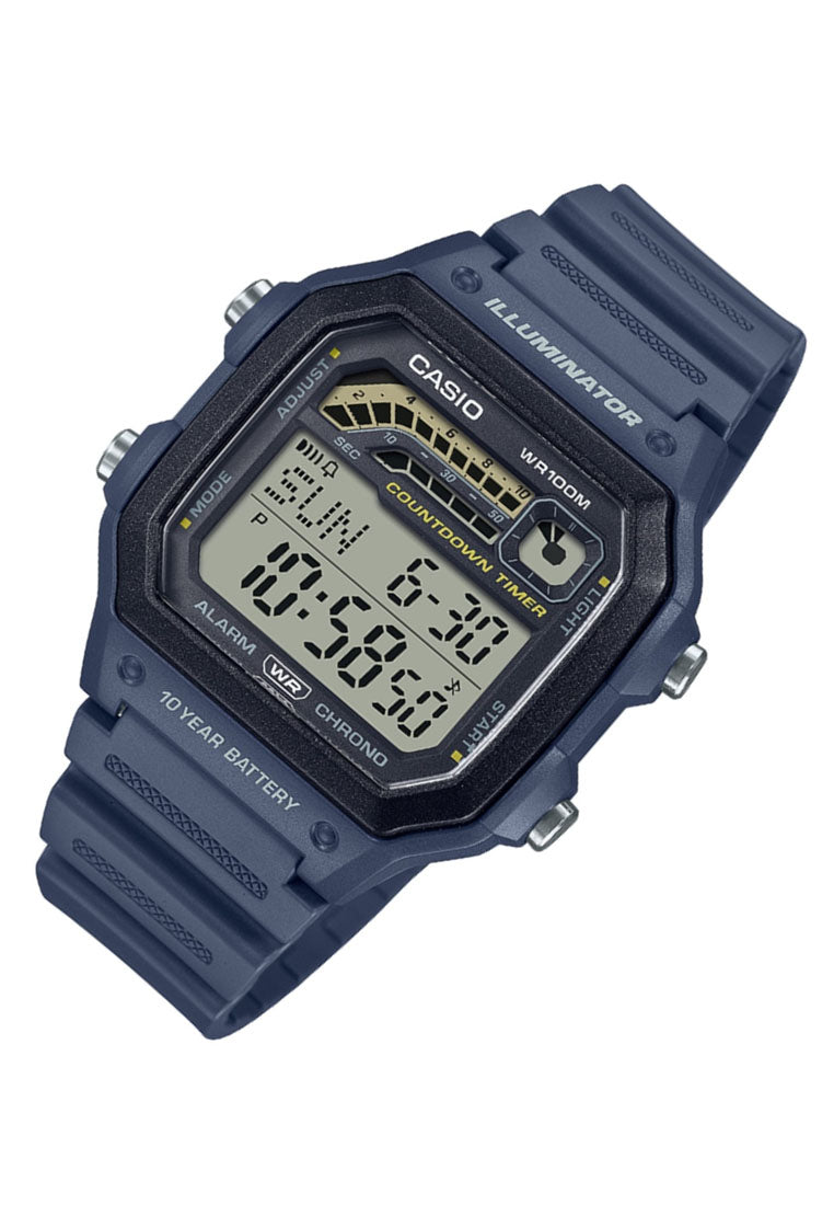 Casio WS-1600H-2A Digital Rubber Strap Watch For Men-Watch Portal Philippines