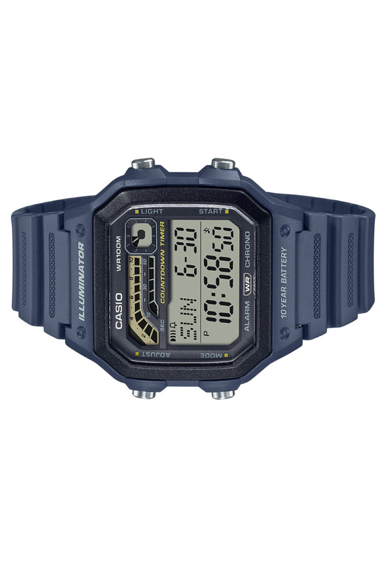 Casio WS-1600H-2A Digital Rubber Strap Watch For Men-Watch Portal Philippines