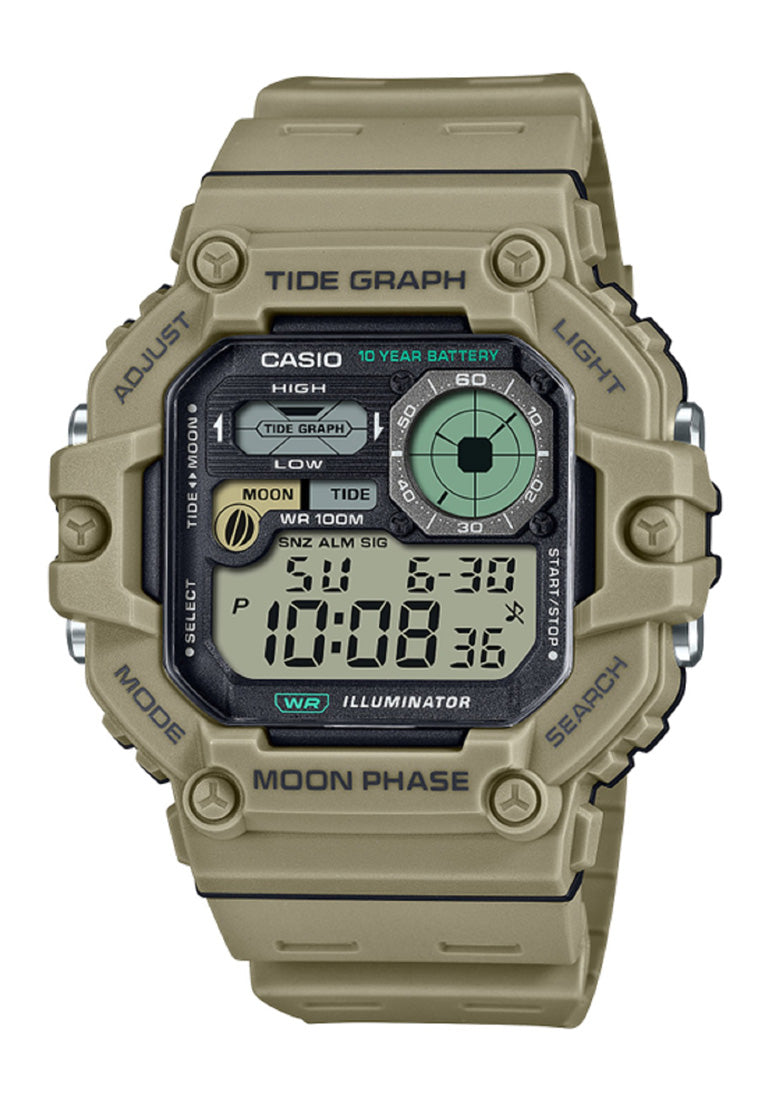 Casio WS-1700H-5A Digital Rubber Strap Watch For Men-Watch Portal Philippines