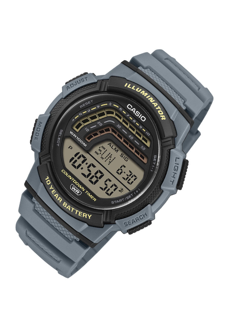 Casio WS-1800-2AVDF Digital Rubber Strap Watch For Men-Watch Portal Philippines