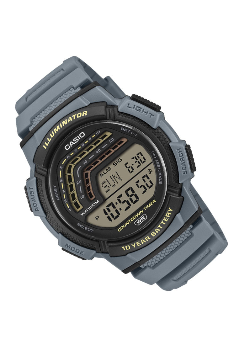 Casio WS-1800-2AVDF Digital Rubber Strap Watch For Men-Watch Portal Philippines