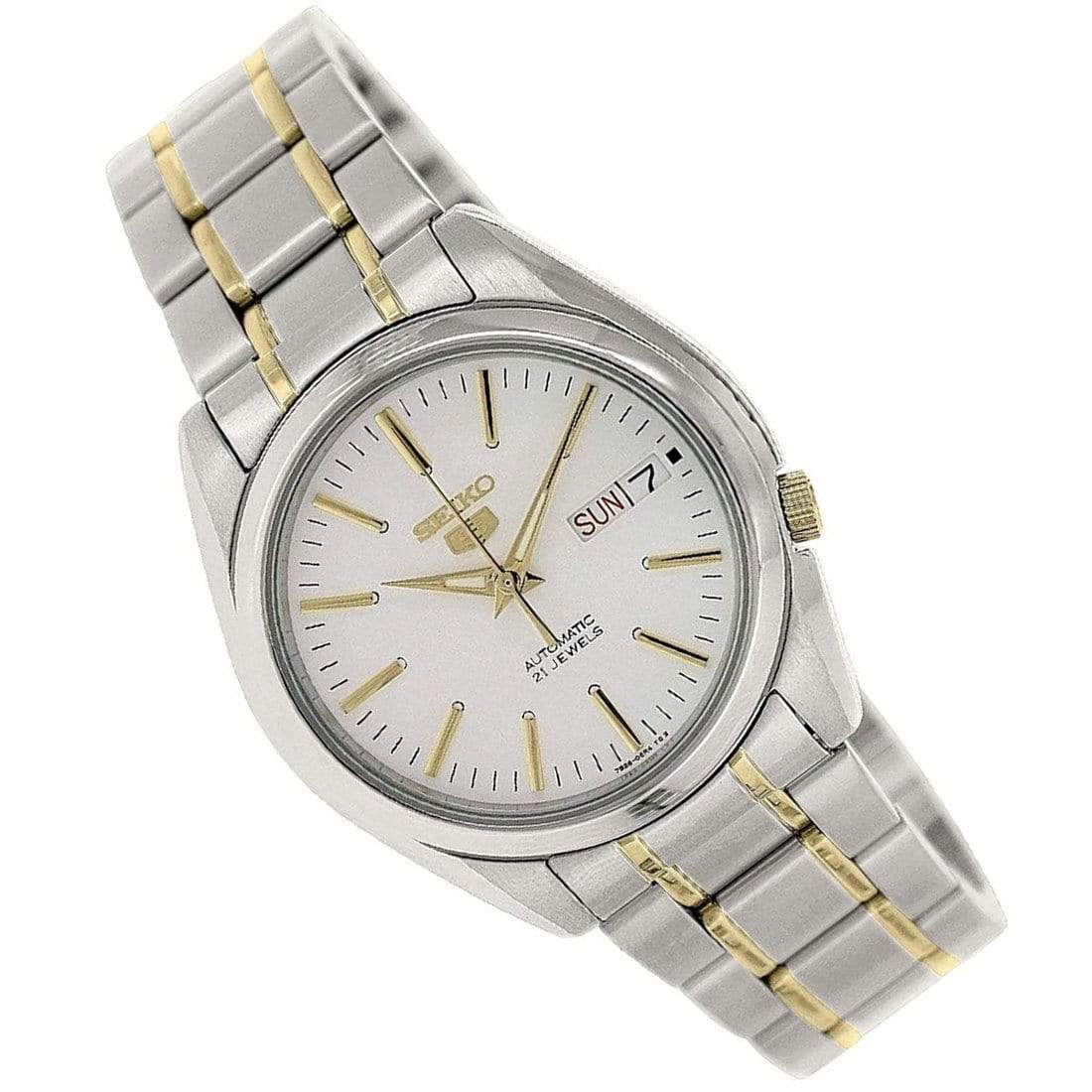 Seiko 5 SNKL47K1 Silver Stainless Automatic Watch Men-Watch Portal Philippines