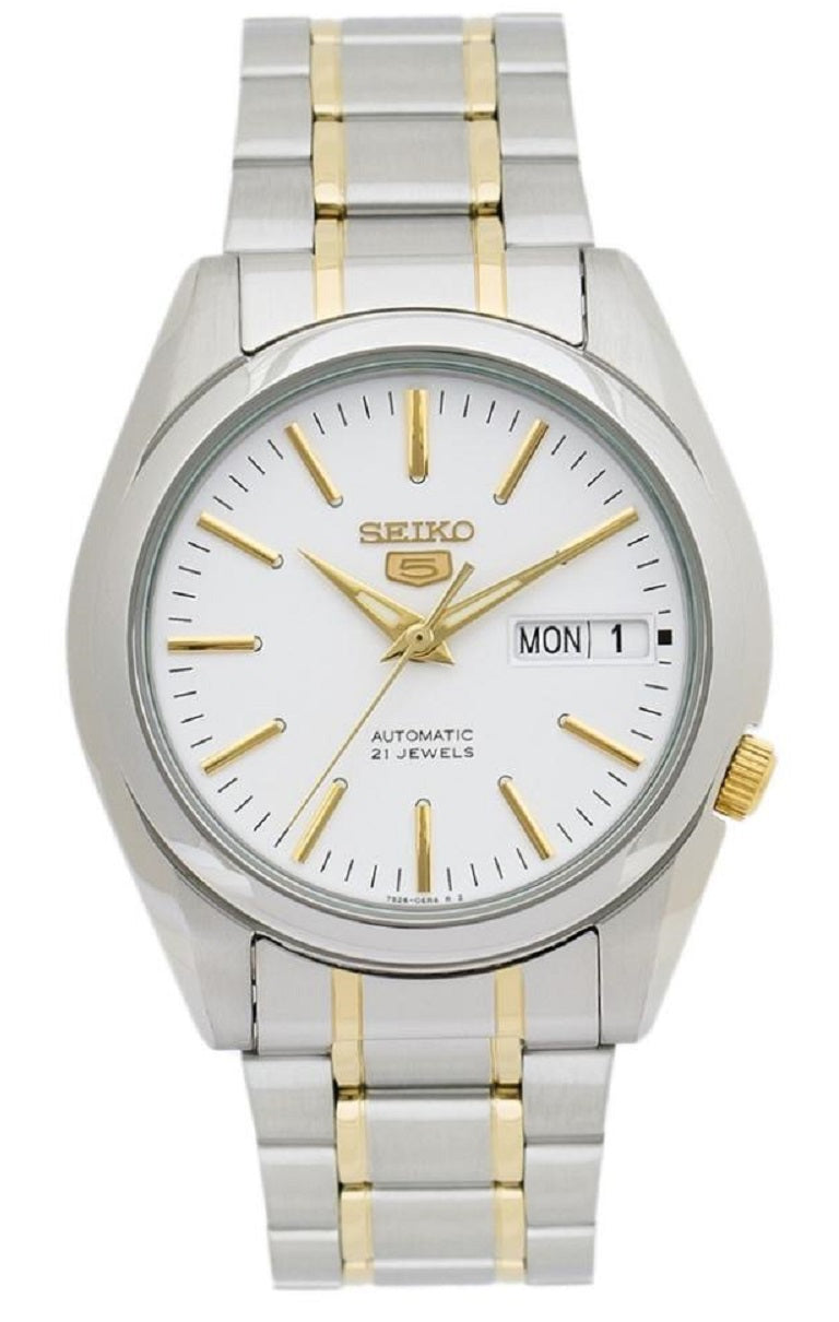 Seiko 5 SNKL47K1 Silver Stainless Automatic Watch Men-Watch Portal Philippines