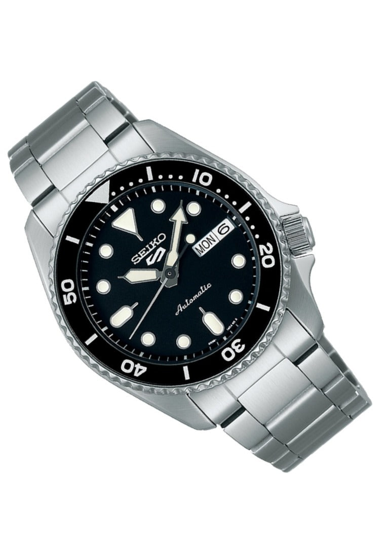 Seiko 5 Sports "38mm SKX Mid-Sized" Automatic Stainless Steel Strap Watch for Men SRPK29K1-Watch Portal Philippines