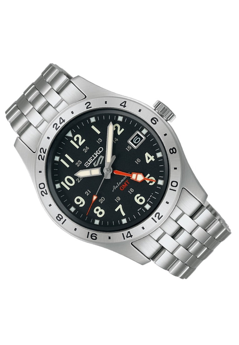 Seiko 5 Sports GMT Automatic Stainless Steel Strap Watch for Men SSK023K1-Watch Portal Philippines
