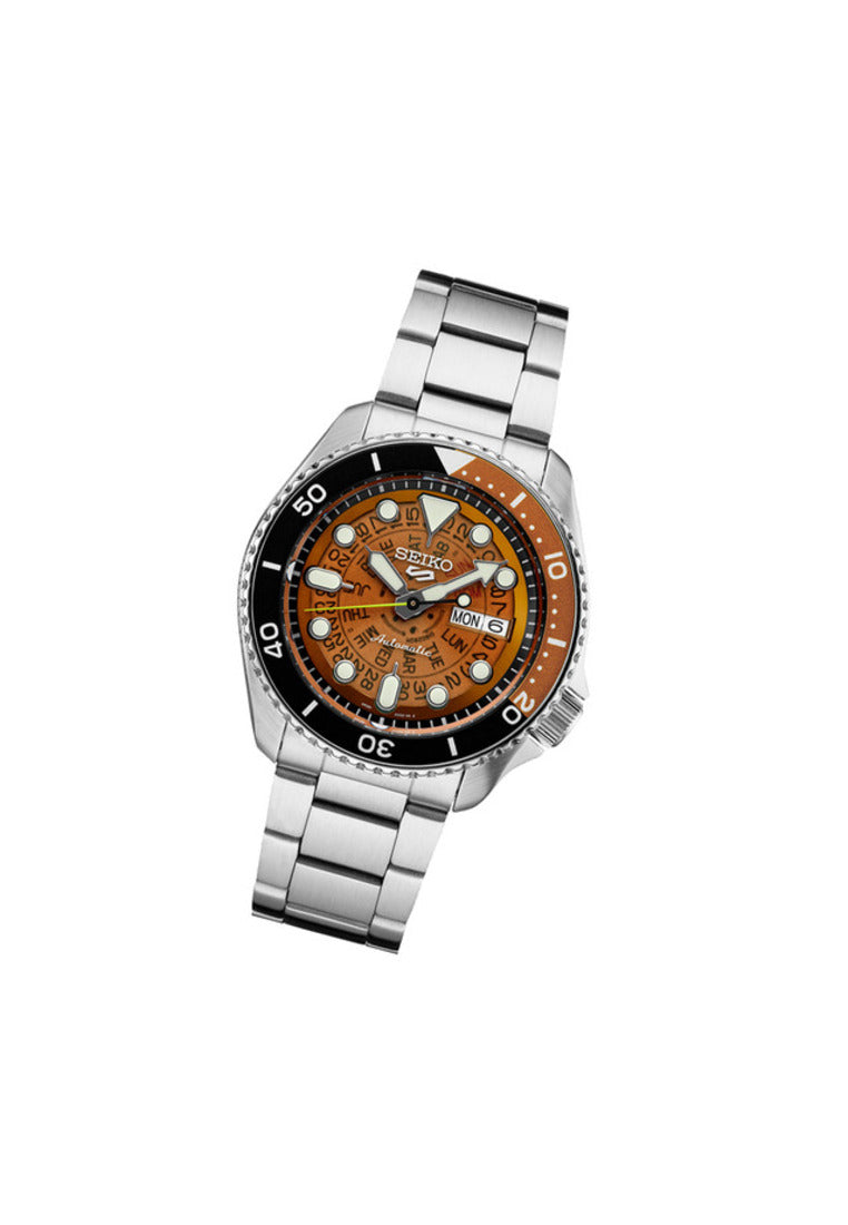 Seiko 5 Sports "Skeleton Style" Automatic Stainless Steel Strap Watch for Men SRPJ47K1-Watch Portal Philippines