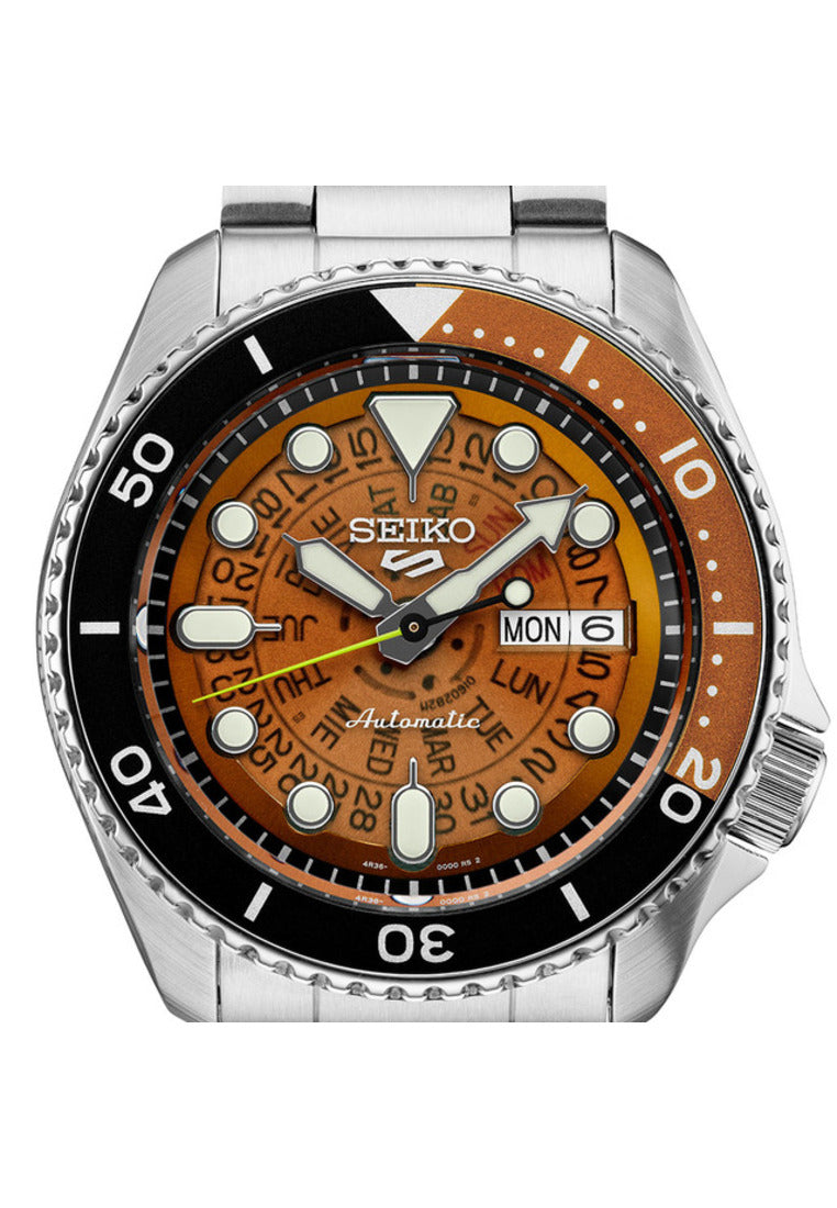 Seiko 5 Sports "Skeleton Style" Automatic Stainless Steel Strap Watch for Men SRPJ47K1-Watch Portal Philippines