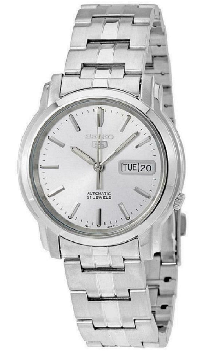 Seiko Sports SNKK65K1 Silver Stainless Automatic Watch for Men