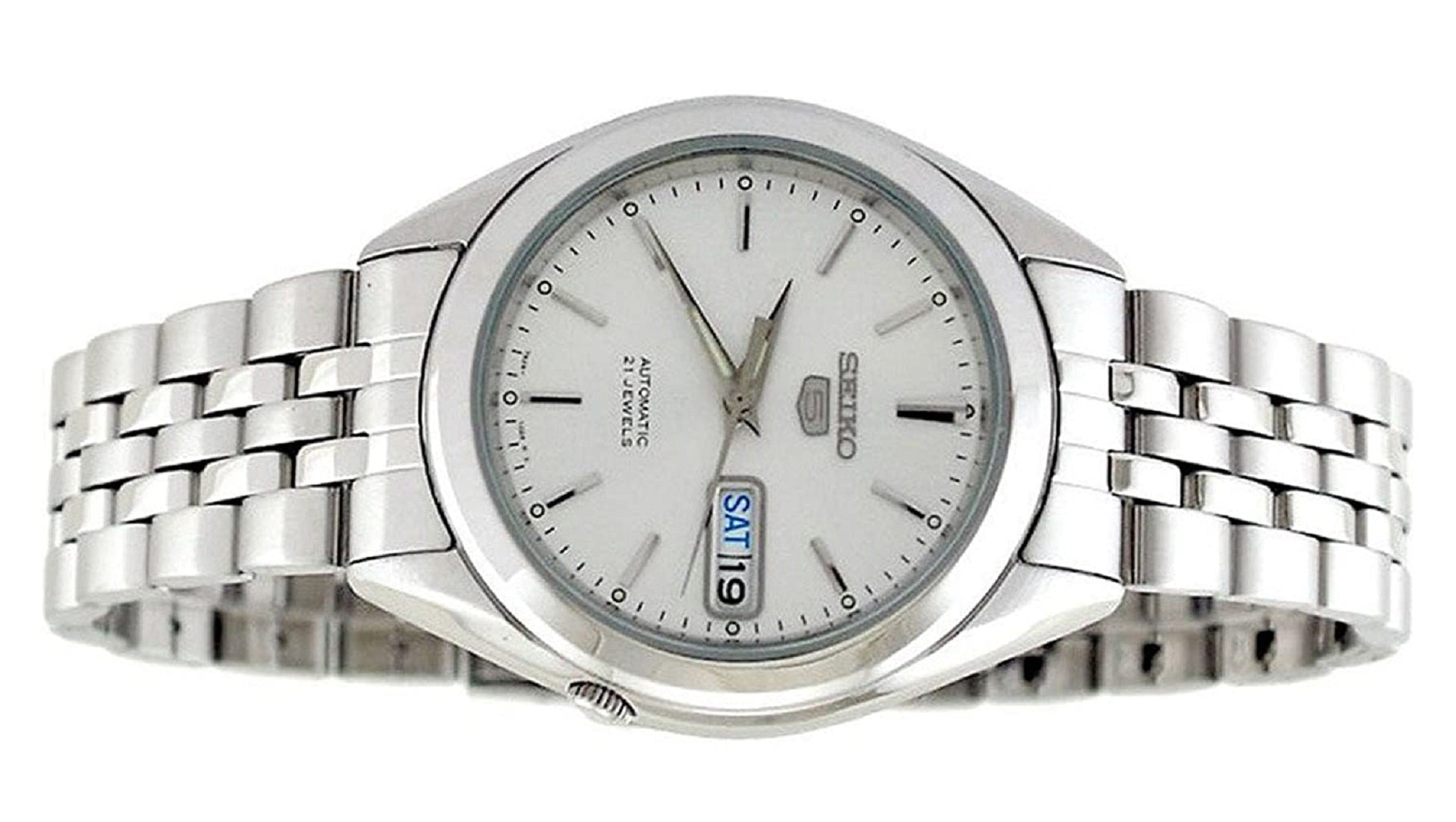 Seiko 5 Sports SNKL15K1 Silver Stainless Automatic Watch for Men