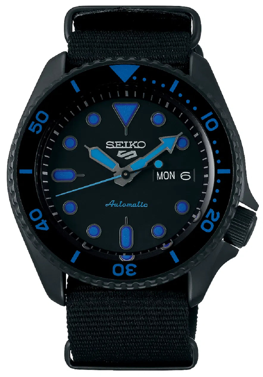 Seiko 5 dark blue deals