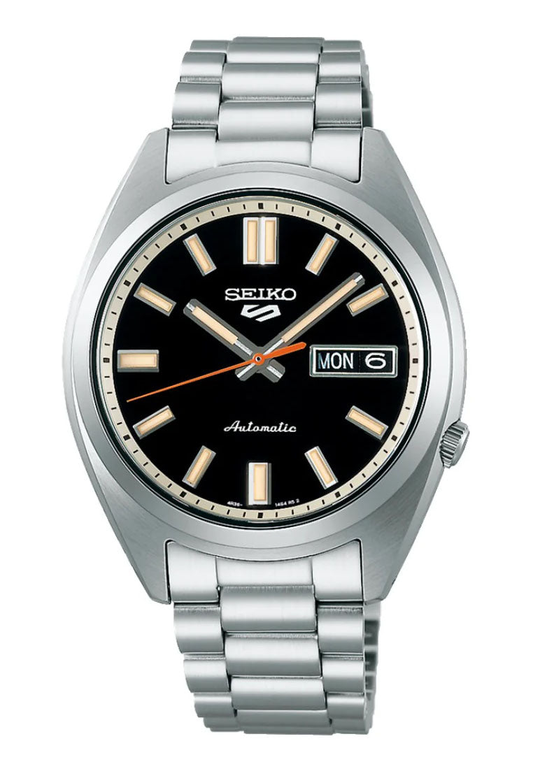 Seiko 5 Sports SRPK89K1 SNXS Rinse Black Automatic Stainless Steel Watch for Men-Watch Portal Philippines