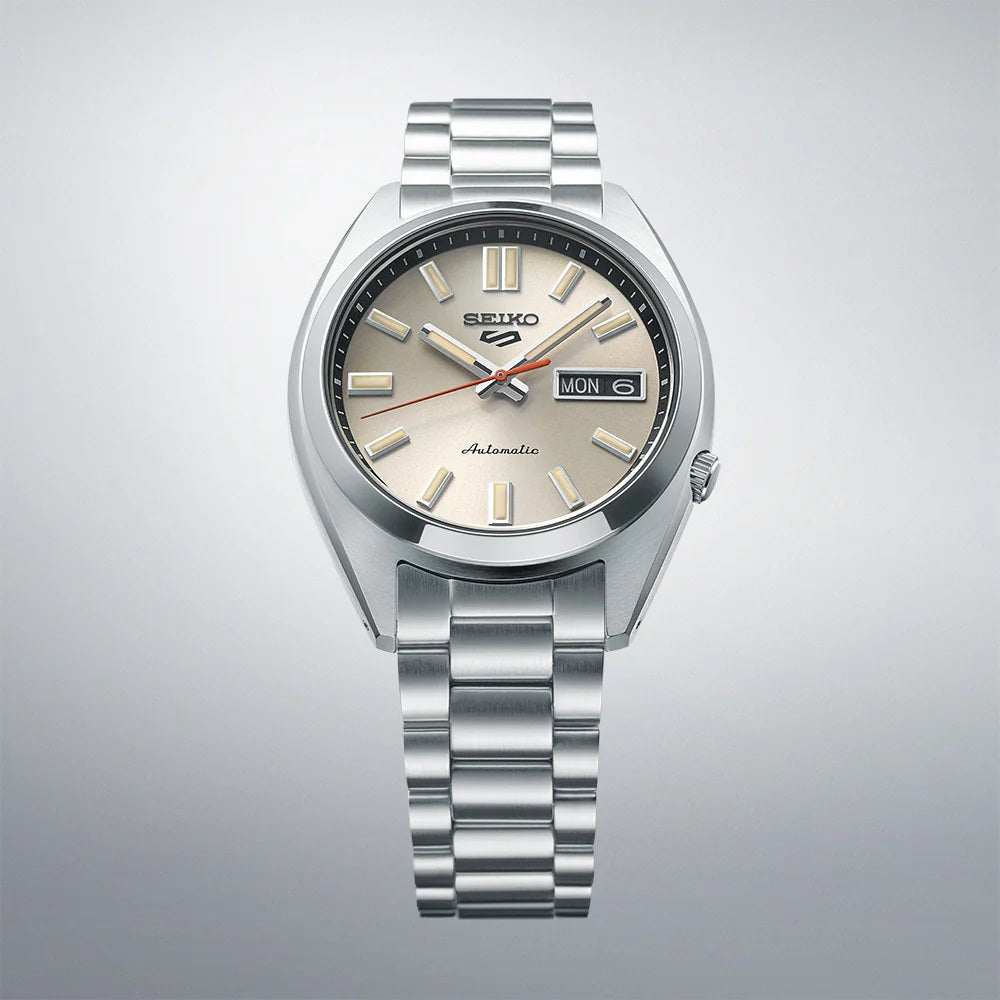 Seiko 5 Sports SRPK91K1 SNXS Beige Chinos Automatic Watch for Men-Watch Portal Philippines