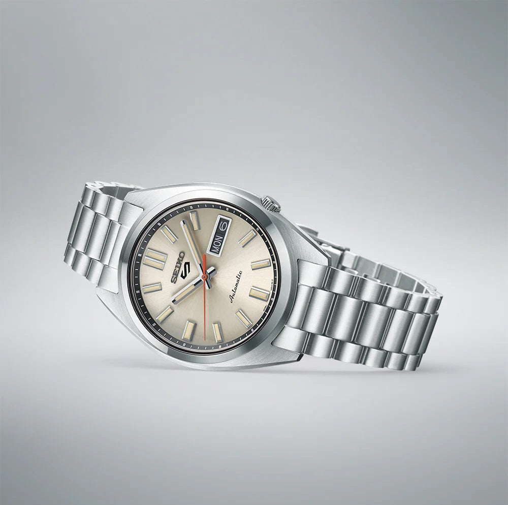 Seiko 5 Sports SRPK91K1 SNXS Beige Chinos Automatic Watch for Men-Watch Portal Philippines