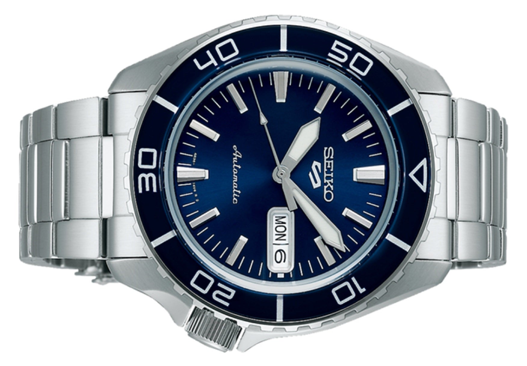 Seiko 5 Sports SRPK97K1 SNZH5 Reissue Blue Fathoms Automatic Watch for Men-Watch Portal Philippines