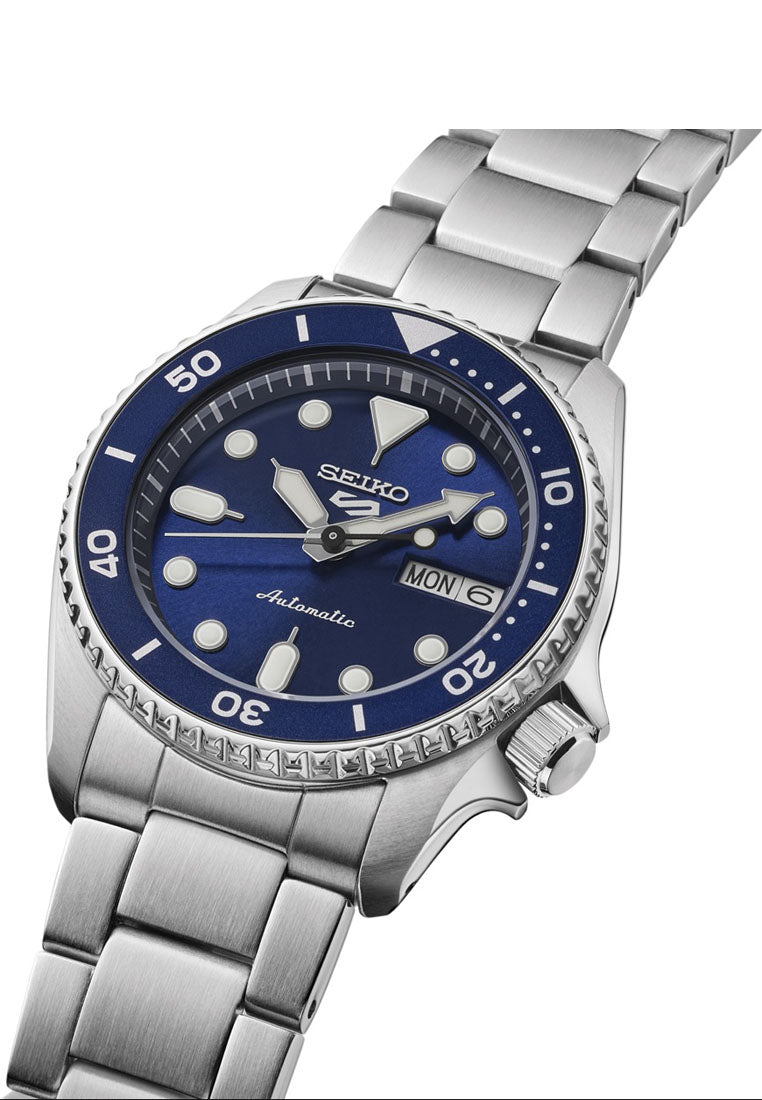 Seiko 5 Sports SRPL77K1 Automatic "SKX Street" Denim Dial Stainless Steel Watch for Men-Watch Portal Philippines