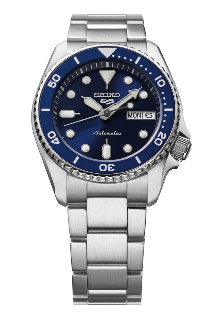 Seiko 5 Sports SRPL77K1 Automatic "SKX Street" Denim Dial Stainless Steel Watch for Men-Watch Portal Philippines
