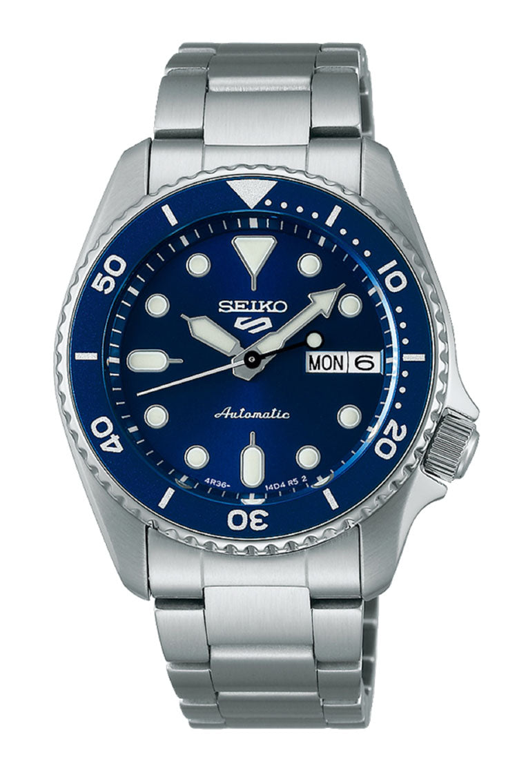 Seiko 5 Sports SRPL77K1 Automatic "SKX Street" Denim Dial Stainless Steel Watch for Men-Watch Portal Philippines