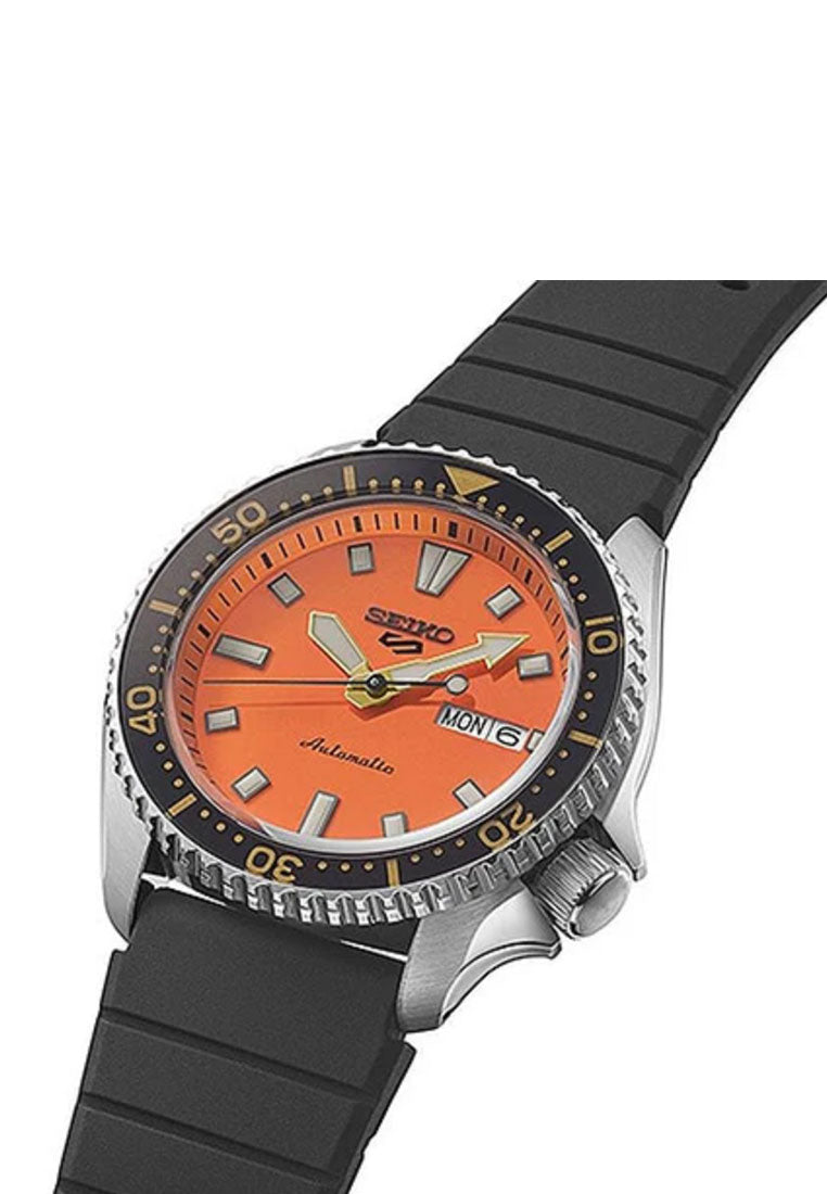 Seiko 5 Sports SRPL89K1 Automatic Rubber Strap Watch for Men-Watch Portal Philippines