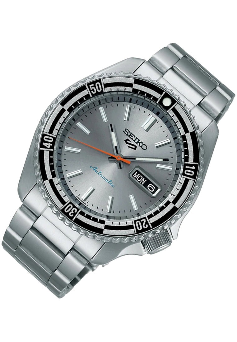 Seiko 5 Sports SRPM09K1 Rally Driver Stainless Steel Strap Automatic Watch for Men-Watch Portal Philippines
