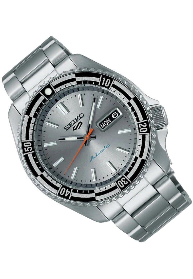 Seiko 5 Sports SRPM09K1 Rally Driver Stainless Steel Strap Automatic Watch for Men-Watch Portal Philippines