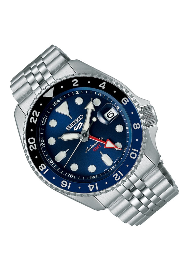 Seiko 5 Sports SSK003K1 Batman GMT Automatic Stainless Steel Watch for Men-Watch Portal Philippines