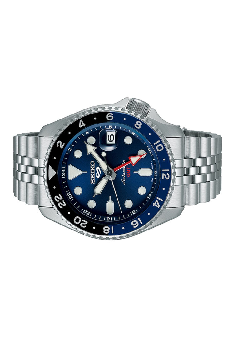 Seiko 5 Sports SSK003K1 Batman GMT Automatic Stainless Steel Watch for Men-Watch Portal Philippines