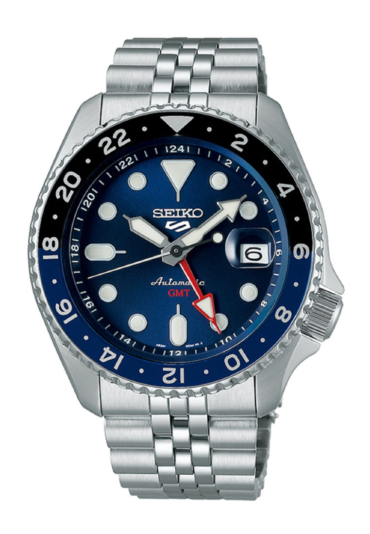 Seiko 5 Sports SSK003K1 Batman GMT Automatic Stainless Steel Watch for Men-Watch Portal Philippines