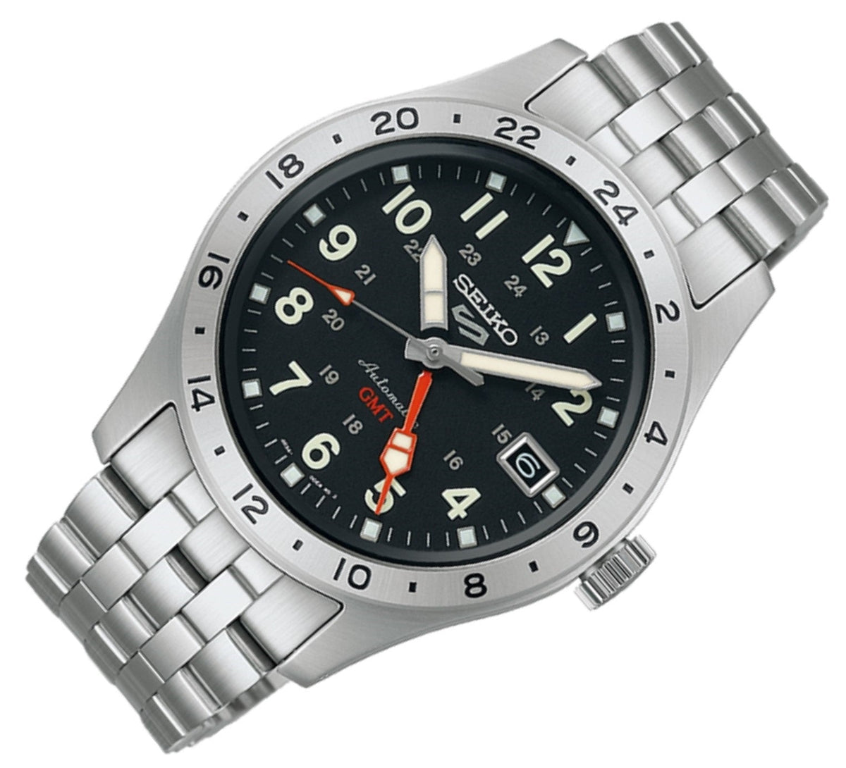 Gmt Automatic Seiko 5 Sports SSK023K1 GMT Automatic Watch for Men
